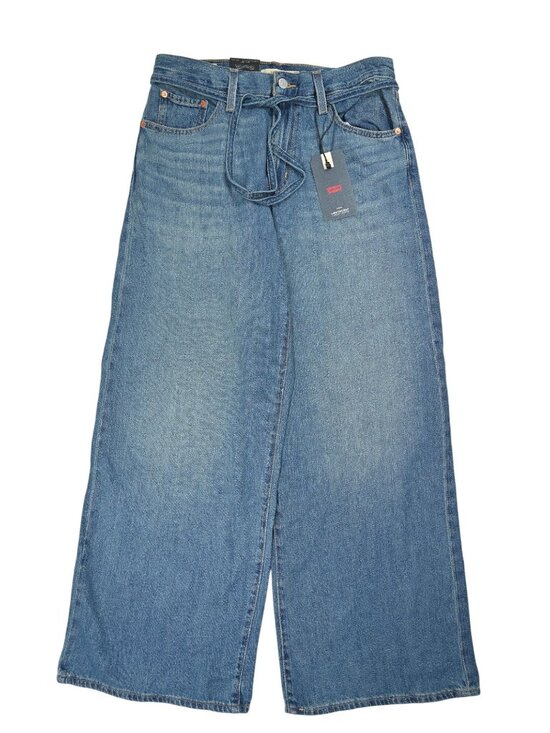Levi's Denim - Levi's XL Baggy Straight Linen+ Denim Jeans A87010009 Stop Flaxing Medium Wash
